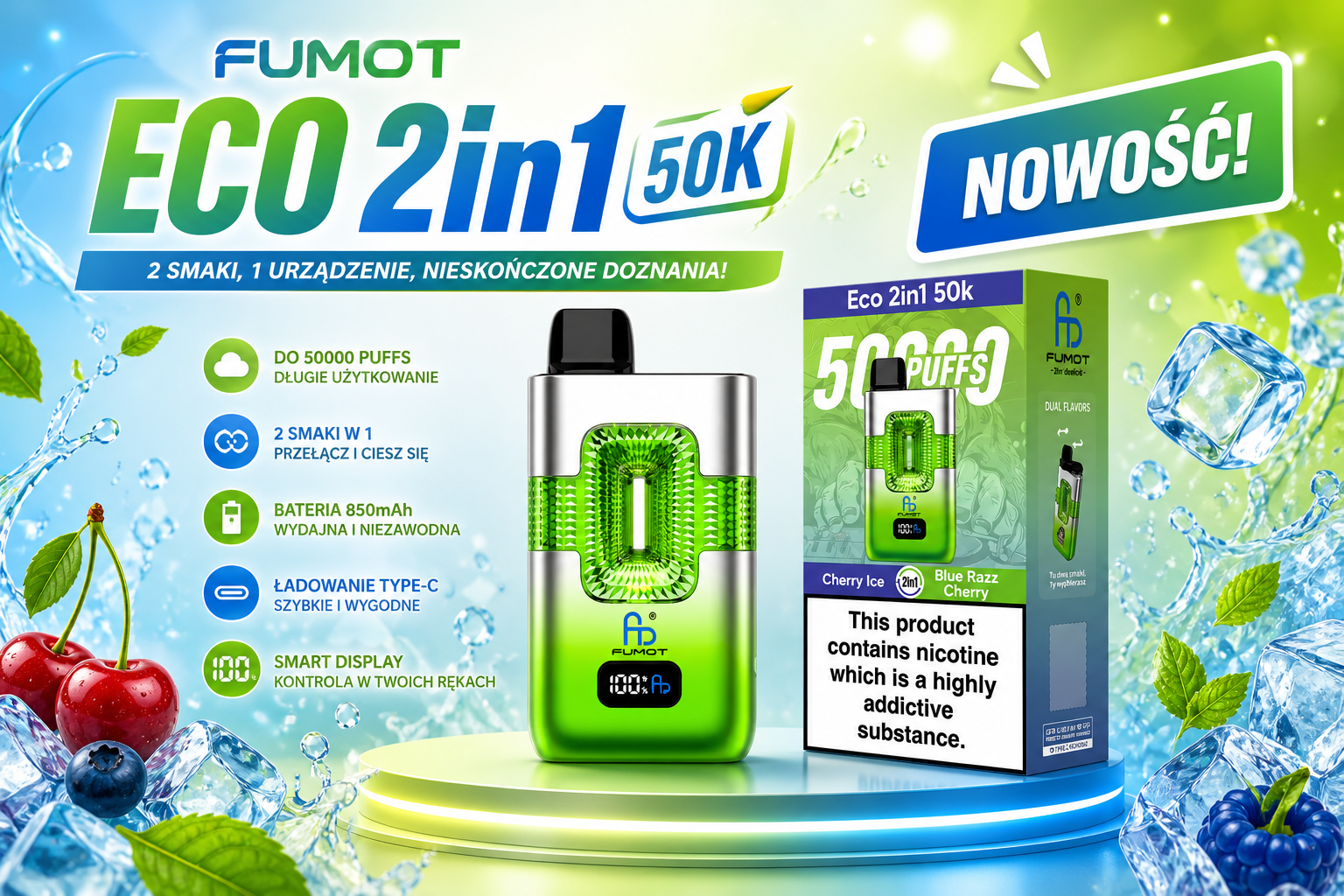 FUMOT ECO 50K 2w1 - nowość