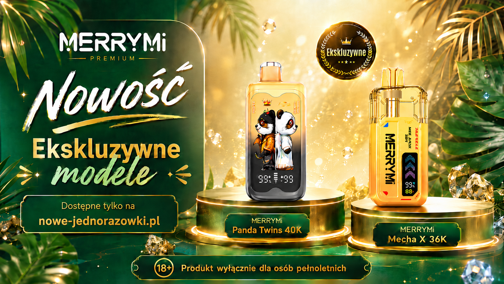 Merrymi Premium - nowość i ekskluzywne modele jednorazówek