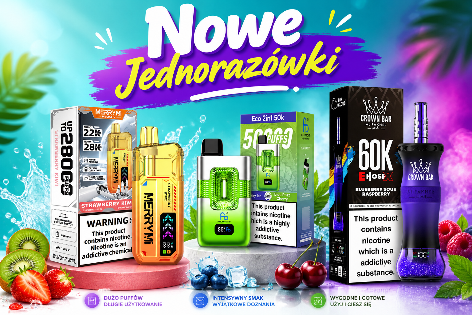 Nowe jednorazówki - banner hero